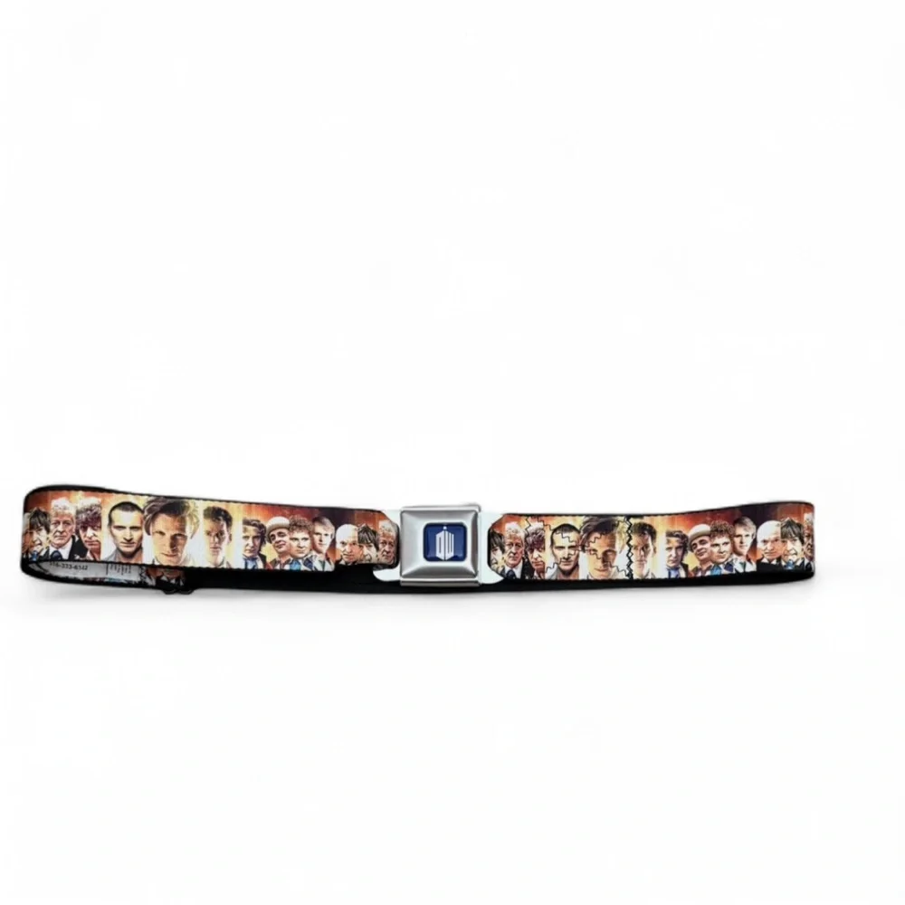 Buckle-Down Multicolor Belt with Silver Buckle - Picture 7 of 8